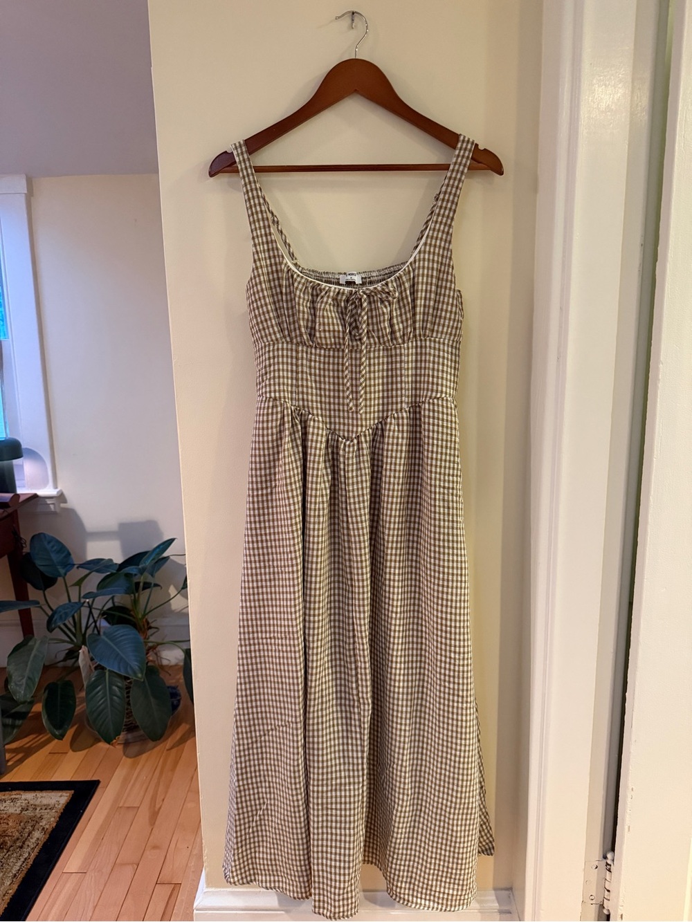Gingham corset country Dress